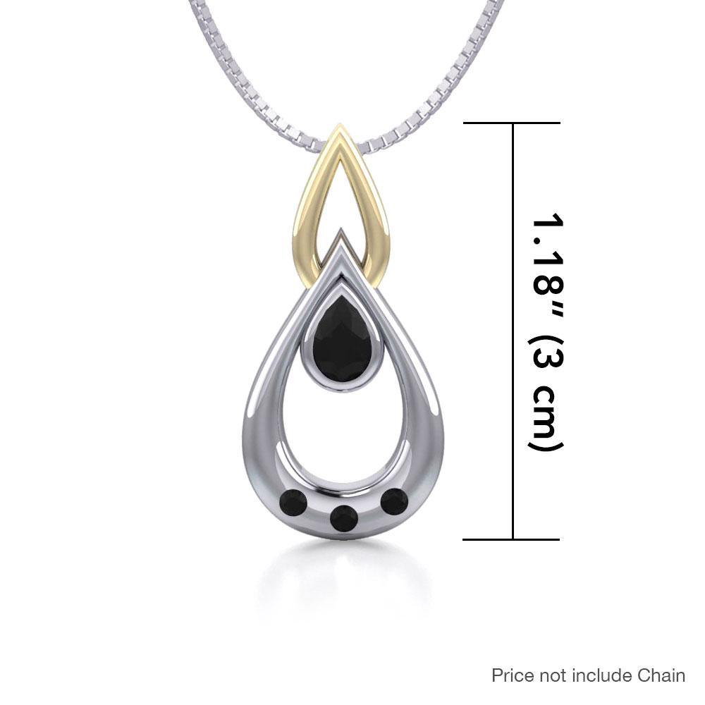 Blaque Teardrop Pendant MPD794 - Jewelry