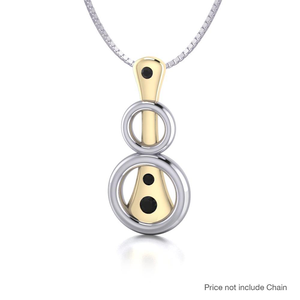 Blaque Circles Pendant MPD811 - Jewelry