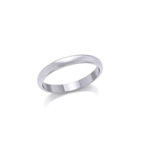 Smooth Sterling Silver Band Thin Ring SM149