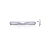 Smooth Band Thin Ring SM149 - Jewelry