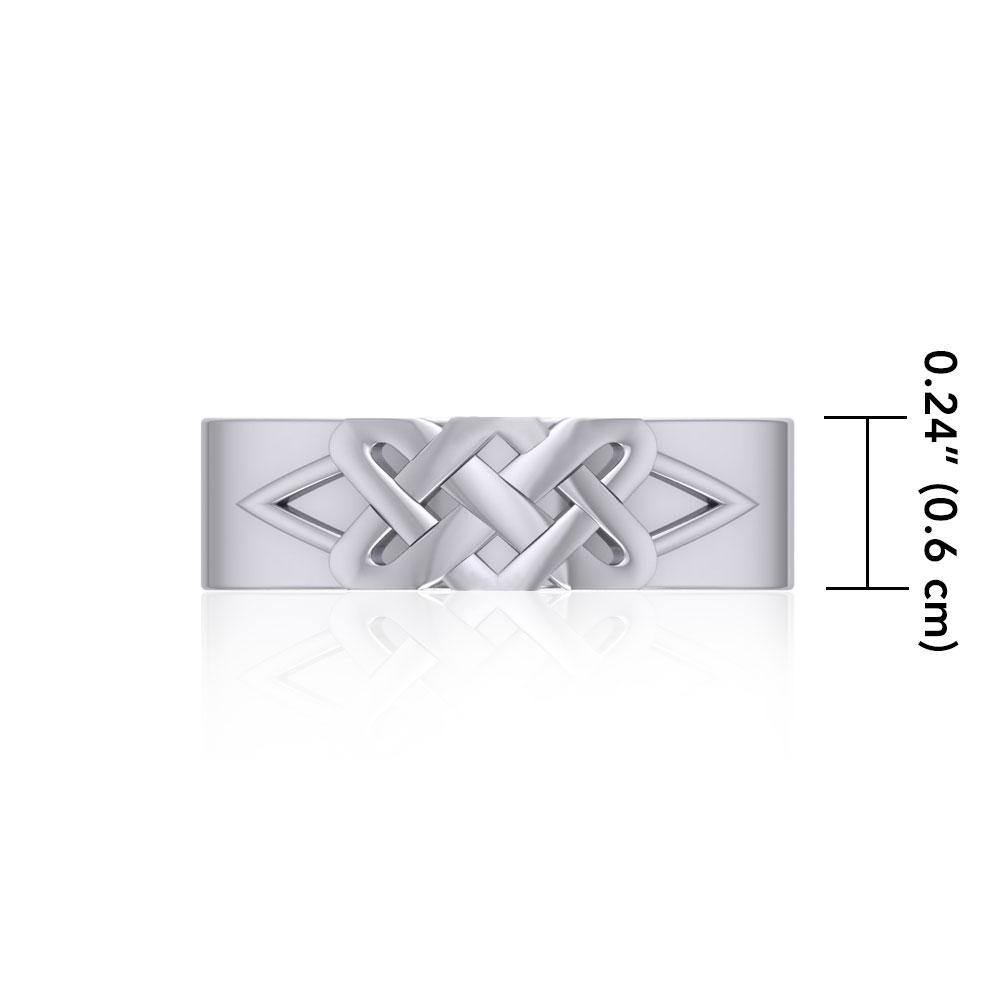 Celtic Knotwork Silver Ring SM225 - Jewelry
