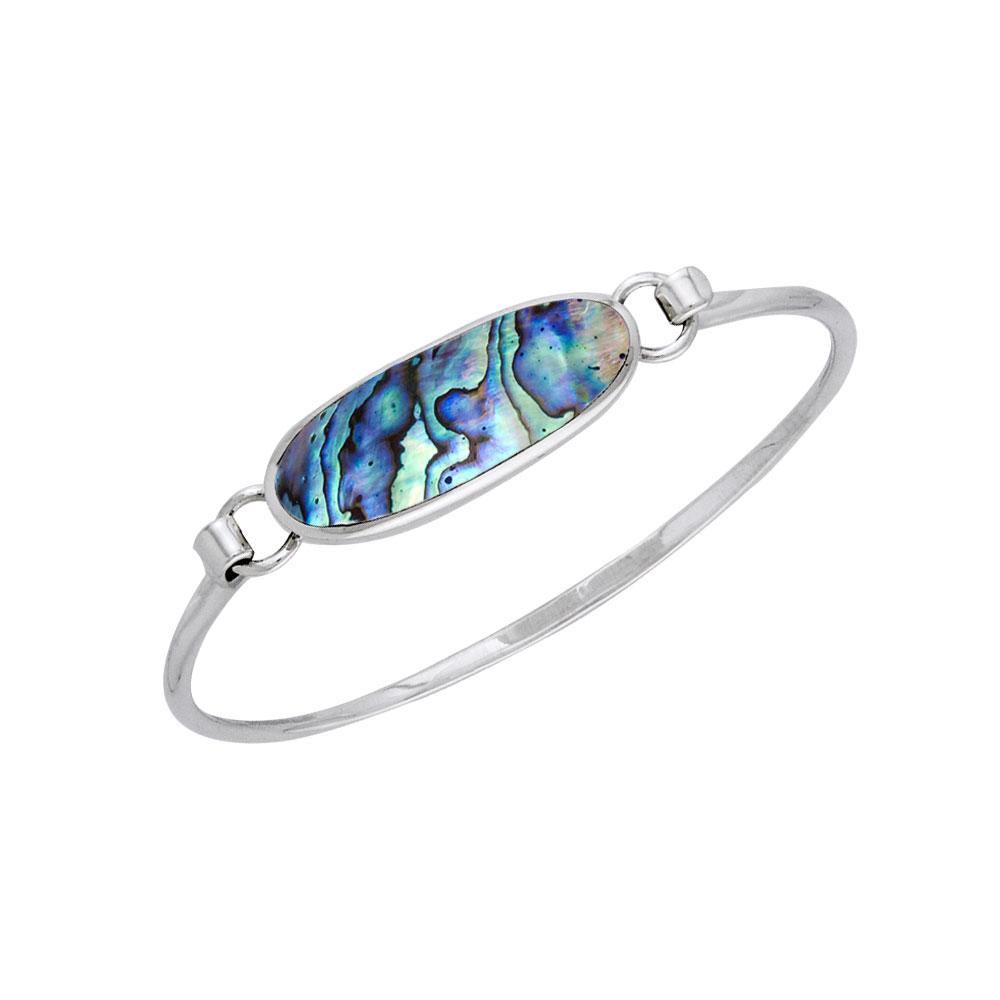 Oval Cabochon Silver Bracelet TBA059 - Jewelry
