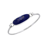 Oval Cabochon Silver Bracelet TBA059 - Jewelry