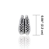 Irish Dancing Shoes Silver Brooch TBC017 - Jewelry