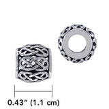 Celtic Knotwork Infinity Sterling Silver Bead TBD198 - Jewelry