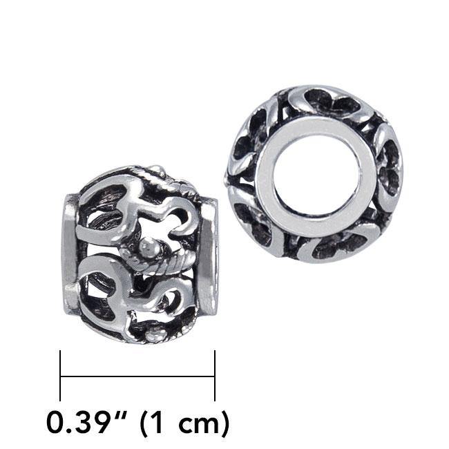 Om Sterling Silver Bead TBD200 - Jewelry