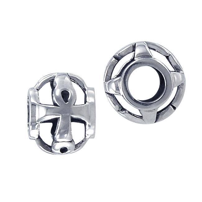 Egyptian Ankh Sterling Silver Bead TBD204 - Jewelry