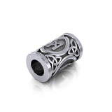 Manifestation Rune Symbol Silver Bead TBD358
