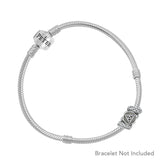 Triquetra with Celtic Accented Silver Bead TBD363 - Jewelry