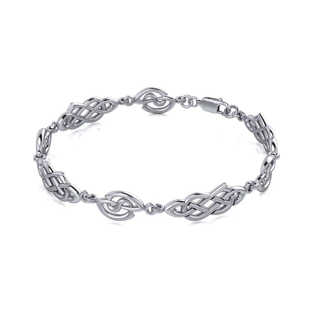 Celtic Knotwork Silver Bracelet TBG089 - Jewelry