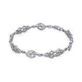 Celtic Knotwork Silver Bracelet TBG089 - Jewelry