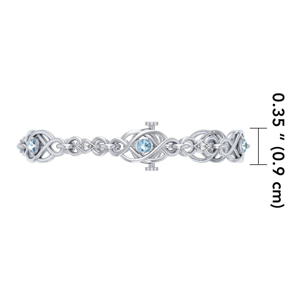 Celtic Knots Silver Bracelet TBG097 - Jewelry