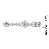 Celtic Knots Silver Bracelet TBG097 - Jewelry