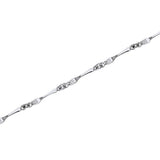 Cafe Fork Link Sterling Silver Bracelet TBG130