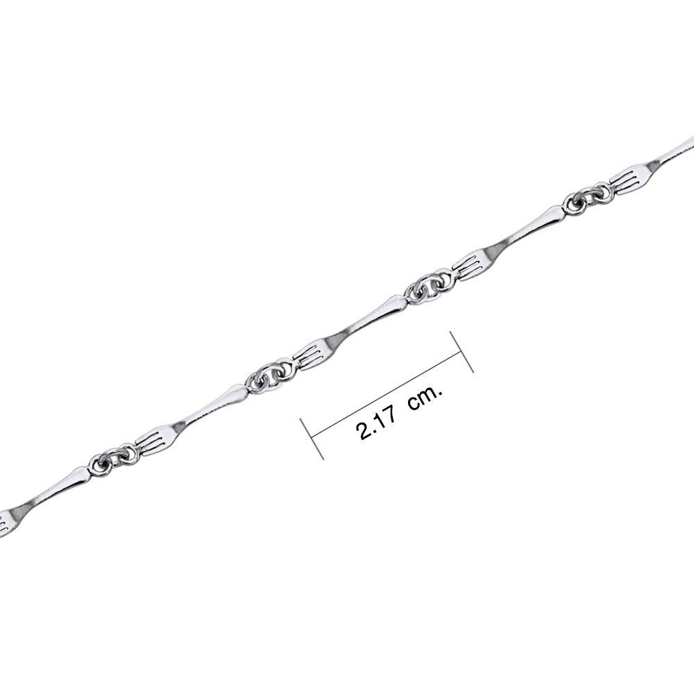 Cafe Fork Link Bracelet TBG130 - Jewelry