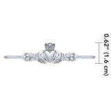 Irish Claddagh Spring Lock Bracelet TBG273 - Jewelry
