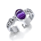 Celtic Knot Spiral Cuff Bracelet TBG278 - Jewelry