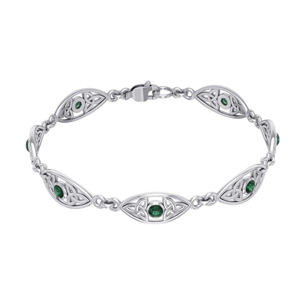 Triquetra Silver Bracelet TBG348 - Jewelry