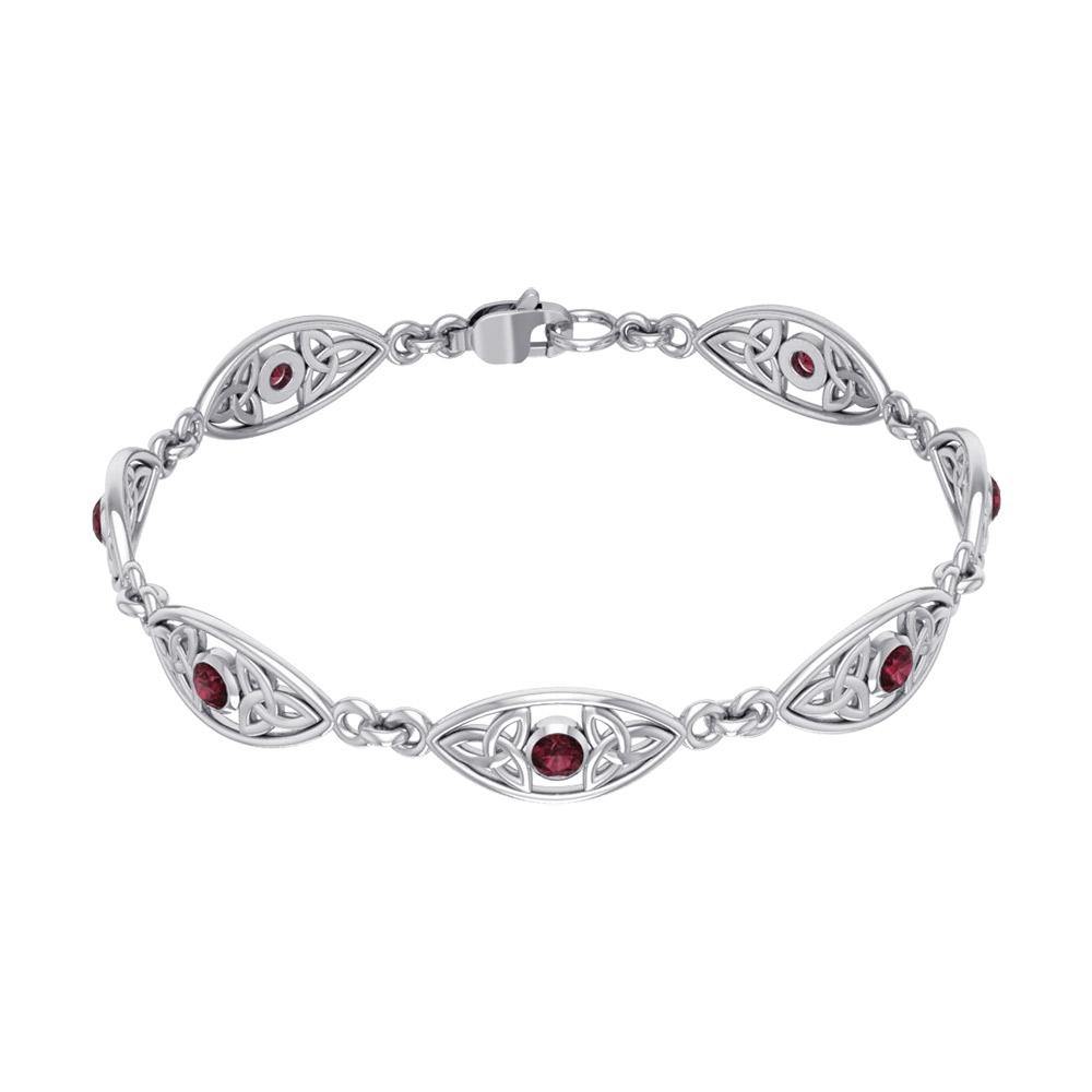 Triquetra Silver Bracelet TBG348 - Jewelry