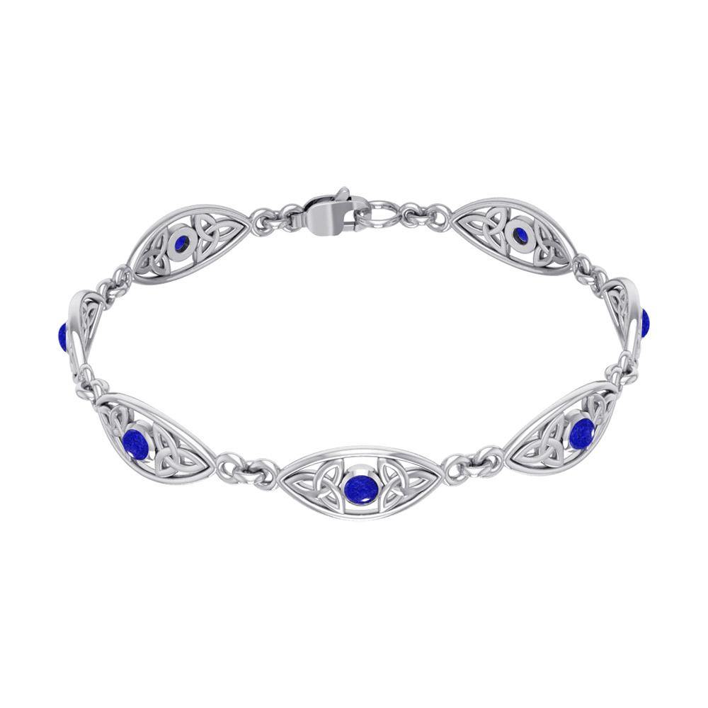 Triquetra Silver Bracelet TBG348 - Jewelry