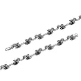 Fantasy Dragon Silver Bracelet TBG409 - Jewelry