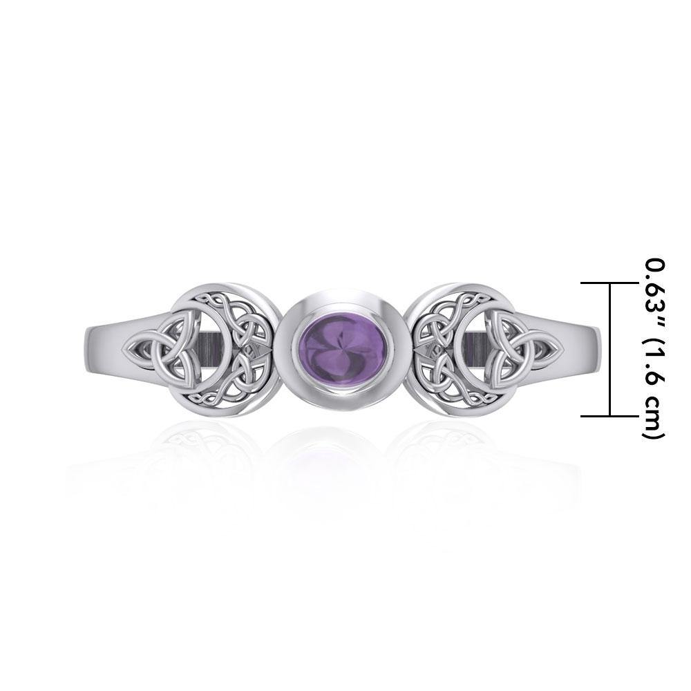 Celtic Triple Moon Bracelet TBG760 - Jewelry