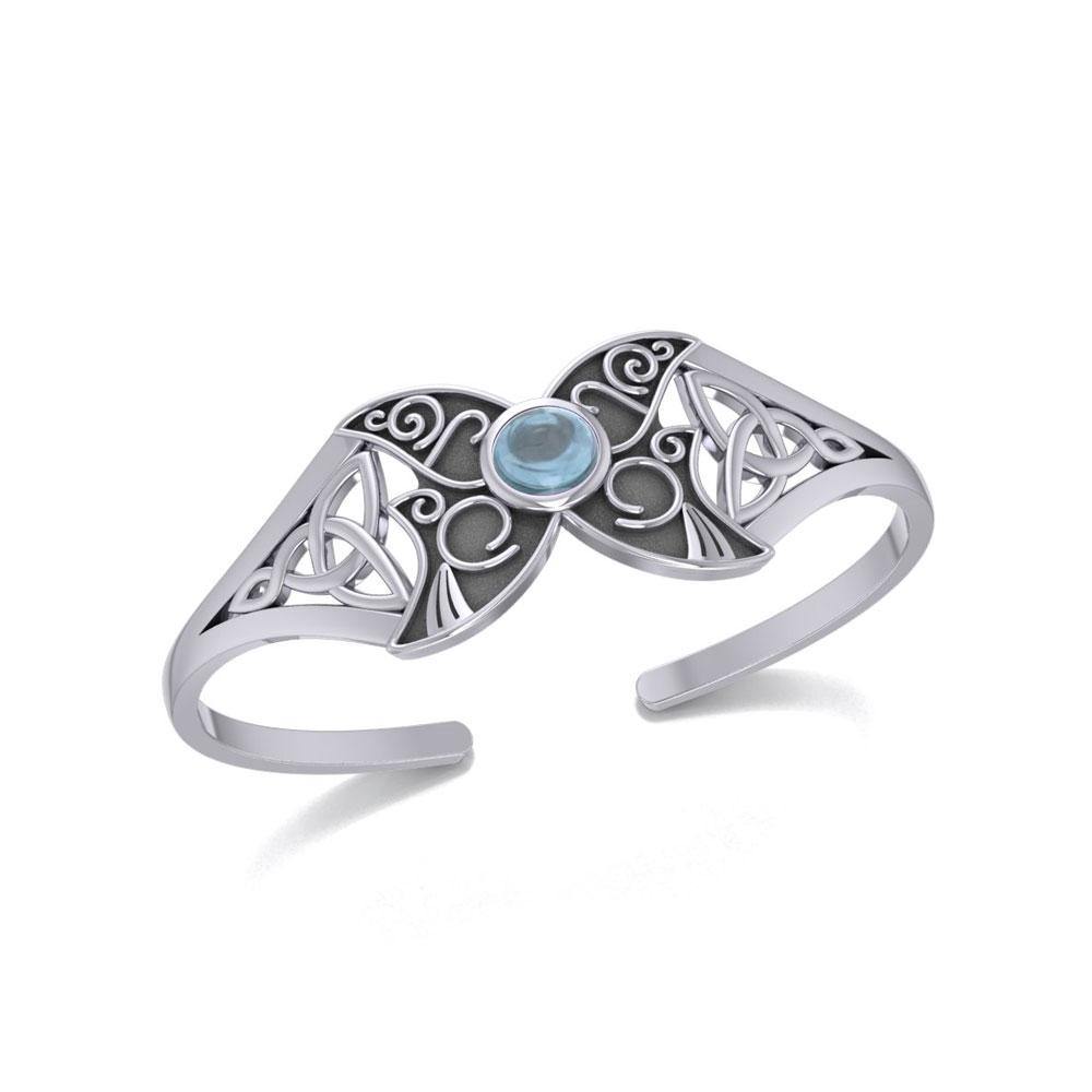 Blue Moon Celtic Triple Goddess Cuff Bracelet TBG762 - Jewelry