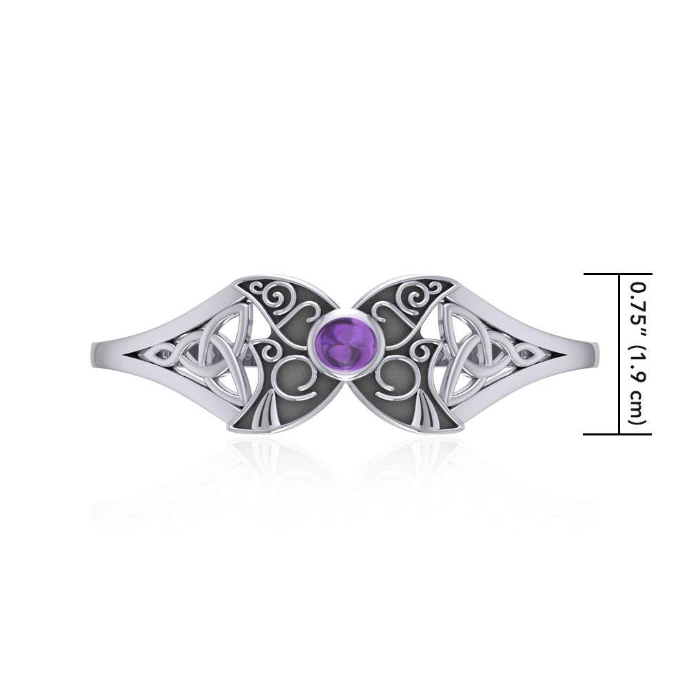 Blue Moon Celtic Triple Goddess Cuff Bracelet TBG762 - Jewelry
