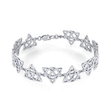 Triquetra Sterling Silver Bracelet TBG764