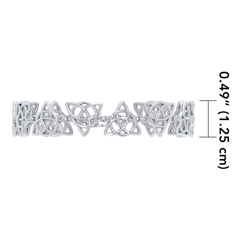 Triquetra Silver Bracelet TBG764 - Jewelry