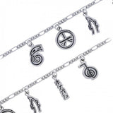 Reiki Symbols Silver Bracelet TBL097 - Jewelry