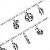 Reiki Symbols Sterling Silver Bracelet TBL097