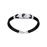 Yin Yang Leather Cord Bracelet TBL200
