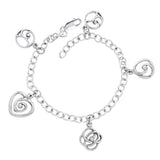 Contemporary  Sterling Silver Bracelet Set TBL242