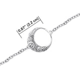 Steampunk in the works of Wicca ~ fine Sterling Silver Jewelry Bracelet TBL287 - Jewelry