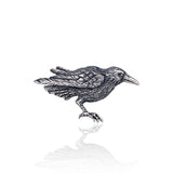 The mythical wisdom of a Raven ~ Sterling Silver Pendant TBR234 - Jewelry
