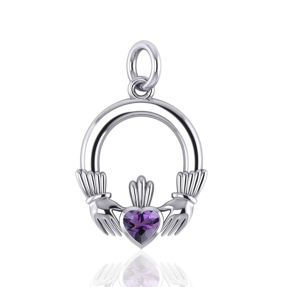 Celtic Claddagh Silver Charm TC318 - Jewelry