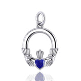 Celtic Claddagh Silver Charm TC318 - Jewelry