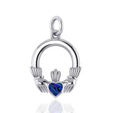 Celtic Claddagh Silver Charm TC318 - Jewelry