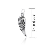 Angel Wing Silver Charm TCM309 - Jewelry