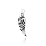 Angel Wing Silver Charm TCM309 - Jewelry
