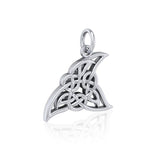 Celtic Shark Fin Silver Charm TCM624