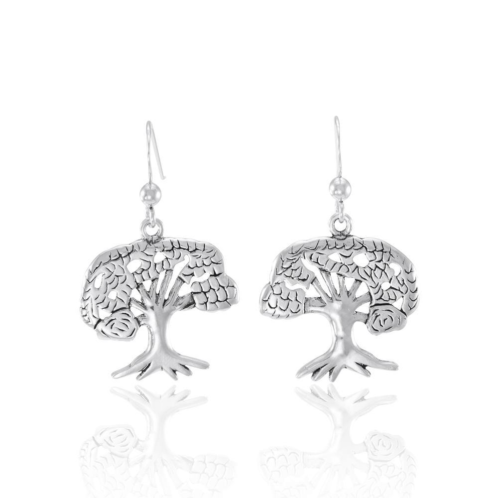 Tree of Life Sterling Silver Earrings TE222 - Jewelry