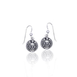 Angel Hollow Ball Sterling Silver Earrings TE2676