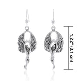 Flying Angel Sterling Silver Earrings TE280 - Jewelry