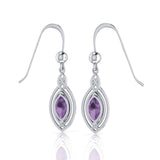 Woven Cabochon Earrings TE872 - Jewelry