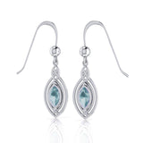 Woven Cabochon Earrings TE872 - Jewelry