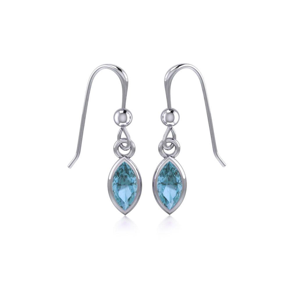 Small Marquise Cabochon Earrings TE910 - Jewelry