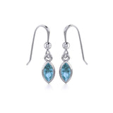 Small Marquise Cabochon Earrings TE910 - Jewelry