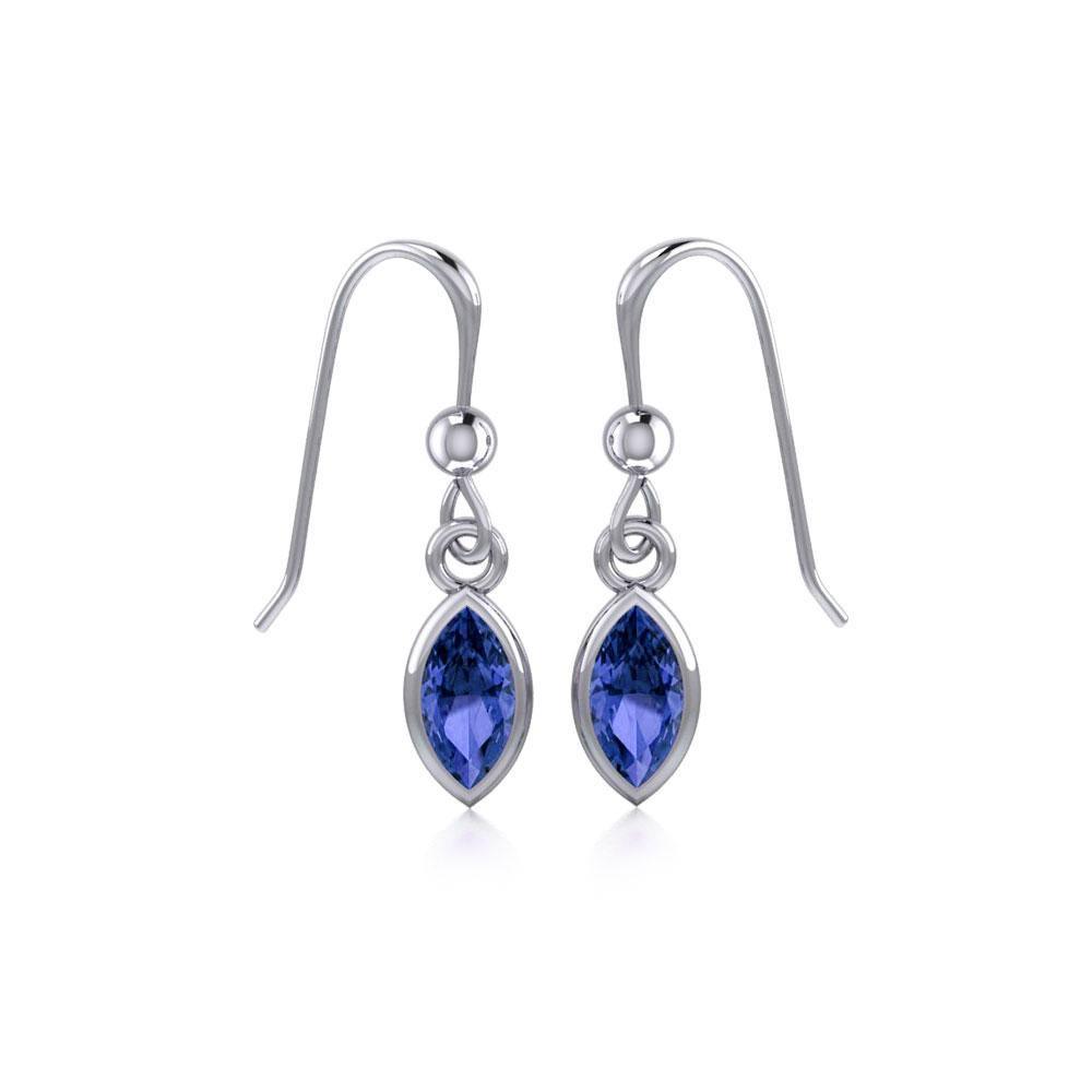 Small Marquise Cabochon Earrings TE910 - Jewelry